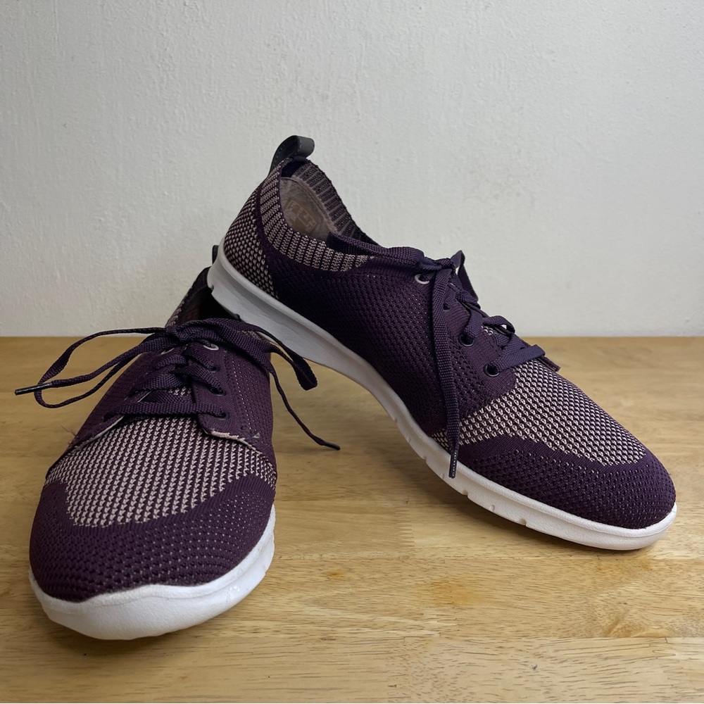 Cloudsteppers by Clarks Step Allena Sun Purple Casual Walking Sneakers Size 11W